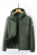 Norwegische Fleece-Wendejacke mit Kapuze Herren L