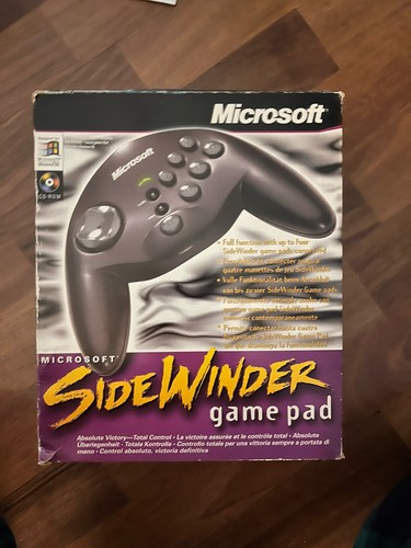Microsoft sidewinder game pad - sidewinder,