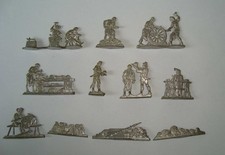 Zinnfiguren - Rad- und Waffenschmiede in Mittelalter