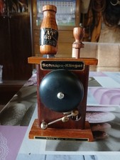 Schnaps-Klingel aus Holz, sehr alt, Dachbodenfund