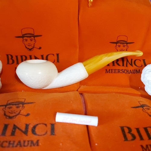 Block meerschaum pfeife 9mm - pfeife,