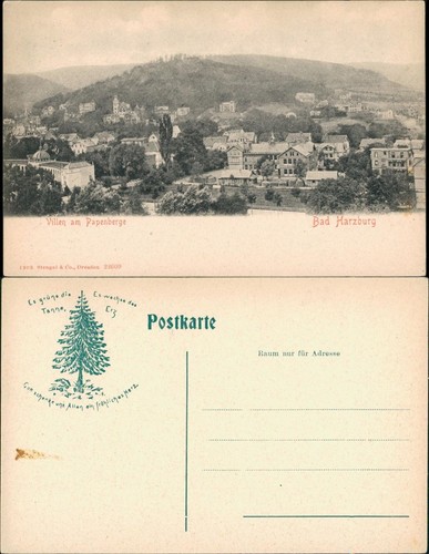 Ansichtskarte bad harzburg - ansichtskarte,