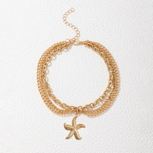 Damen fußkette edelstahl - damen,