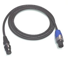 the sssnake -SSK 215- Lautsprecherkabel - XLR-Buchse auf SpeakON-Stecker