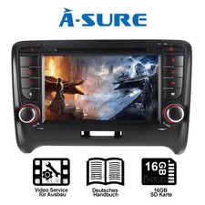 7" 16GB Autoradio DVD CD GPS Navi Bluetooth für Audi TT 8J 2006-2012