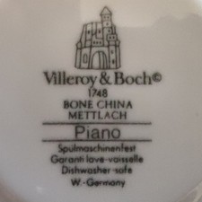 V&B Bon China Serie Piano, 12 teiliges Kaffe und Essservice