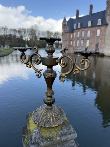 Kerzenständer bronze barock - bronze,