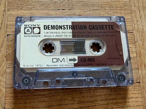 Sony demonstration cassette - sony,