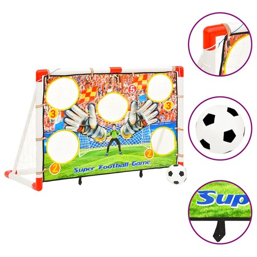 Fußballtor set mit torwand - set,