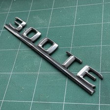 Mercedes Emblem Chrom Typenschild W124 300TE Typenbezeichnung aus Plastik