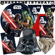 STAR WARS GALAXY - Geschirr Deko Kindergeburtstag Kinder Geburtstag Motto Party 