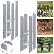 4x H-Anker Pfostenträger