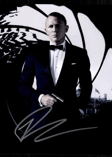 Daniel craig autogrammkarte - ,