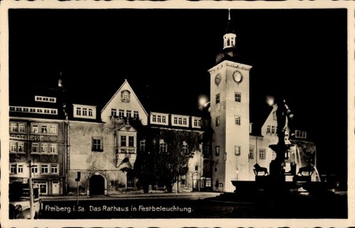 Freiberg sachsen - ak, in
