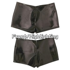 Herren Glanz Lackleder