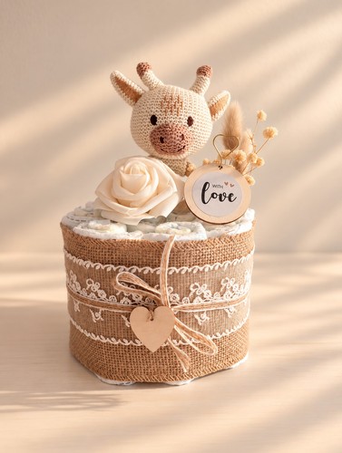 Windeltorte mit greifling - mit,