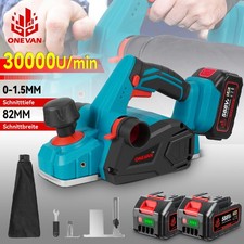 Akku-Hobel Drahtlos Elektrohobel Handhobel Hobelmaschine 0/2 Akku Für Makita 18V