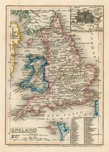 England original stahlstich - original,