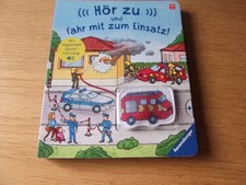 Kinderbuch" Hör zu u.fahr mit zum Einsatz "-mit magischem Soundfahrzeug ab 2 J.