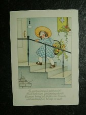 Alte AK , Mädchen mit Blumen  , M. Savelsberg , (D21)