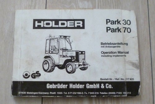 Holder kommunalschlepper park - holder,