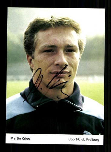 Martin krieg autogrammkarte - martin,