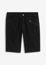 Jeans-Bermuda Gr. 46 Schwarz Herrenbermuda Shorts Kurz-Hose Neu