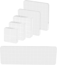 6 Stück Acryl Stempelblock