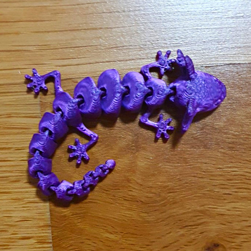 Lila gecko eidechse - lila, gecko/eidechse