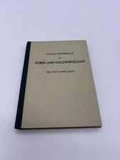 Fachwörterbuch Für Forst-und