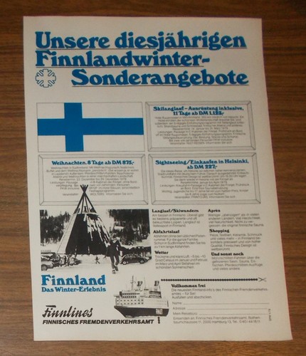 Seltene werbung finnland das - seltene,