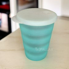 TUPPERWARE J37 JUNGE WELLE TRINKHALM-BECHER 330 ML GRÜN