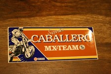 Original Motorrad Aufkleber Yamaha Caballero MX-Team ca. 1986
