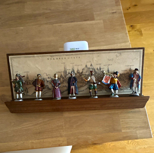 Bemalte zinnfiguren set auf - bemalte,