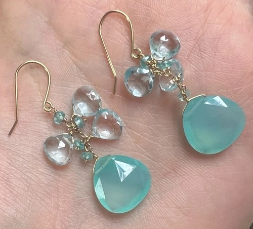 Massive 14k gelbgold ohrringe - 14k,