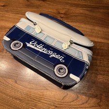Original VW Lizenz Volkswagen T2 Bulli Camper Kosmetik-Beutel Neopren UNBENUTZT