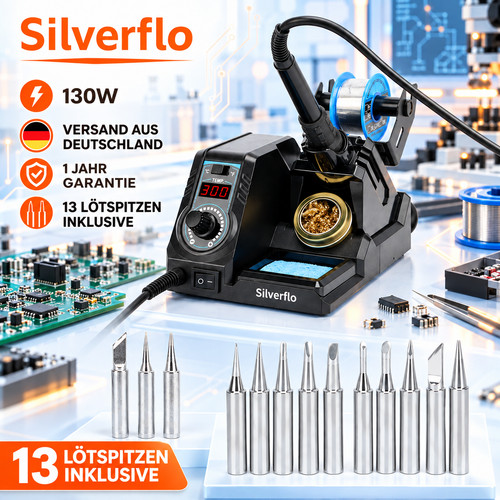130w lötstation digital - 130w,