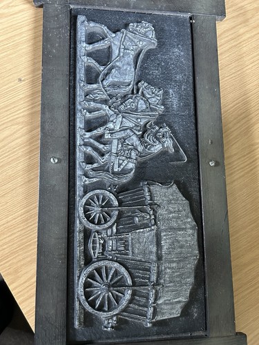 Wandbild relief gusseisen - relief,