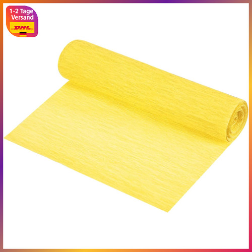Krepppapier aprikosengelb 5m - krepppapier,