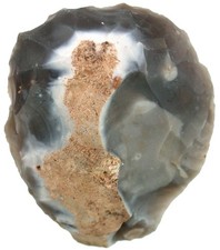 Paläolithikum  Ausgezeichneter Schaber  Meigneux Seine-et-Marne  W77-3