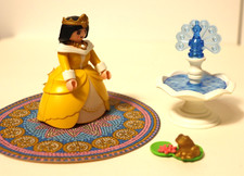 Playmobil Traumschloss Prinzessin mit Springbrunnen aus 3033 mit Bauanleitung