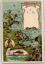 13952042 - Stettin Tracht Seitenraddampfer Stettin / Szczecin (Stadt und Kreis)