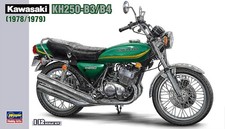 1978 / 79 Kawasaki KH250-B3 / B4 Bike 1:12 Model Kit Bausatz Hasegawa 21508