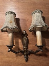 Schöne Alte Wandlampe Messing