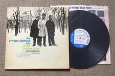 ORNETTE COLEMAN GOLDEN CIRCLE STOCKHOLM VOL.2 LP 1966 USA BLUE NOTE BLP4225 MONO