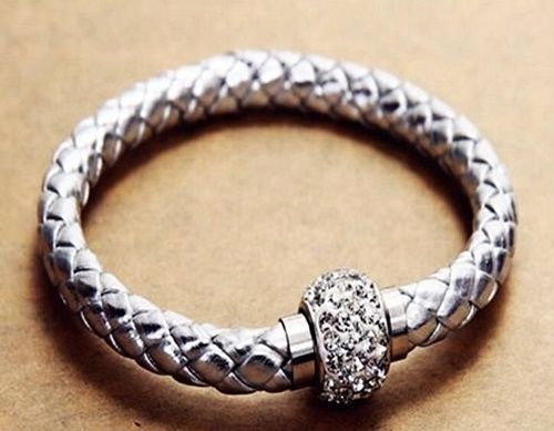 Armband shamballa kunstleder - shamballa,
