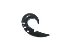 HORN PLUG CREOLE HANDARBEIT AUS BÜFFELHORN  OHRRINGE DEHNUNGSSPIRALE EXPANDER