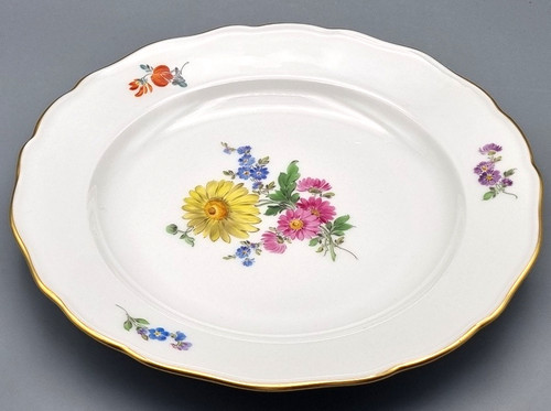 Meissen porzellan speiseteller - meissen,