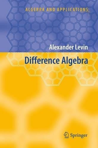 Difference algebra - algebra,