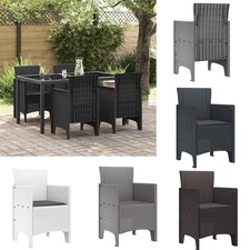 4er set poly rattan - set,
